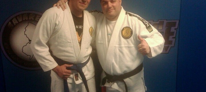 Former Rutherford Wrestler receives jiu jitsu bluebelt