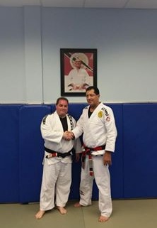 Professor Savarese trains with Rolker Gracie