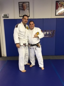 Over 40 BJJ practitioner Frank Ferrante earns promotion