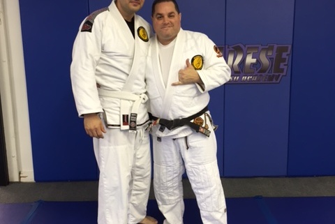 Over 40 BJJ practitioner Frank Ferrante earns promotion