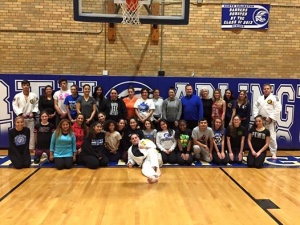 Self Defense seminar at North Arlington High School
