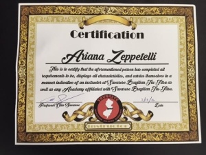 Lyndhurst Jiu-Jitsu Teenage student becomes certified instructor