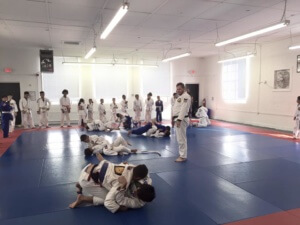 Lyndhurst / Union jiu jitsu schools unite for training session