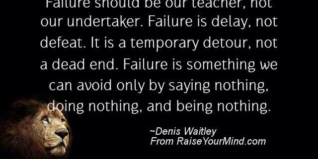 Failing is a temporary detour
