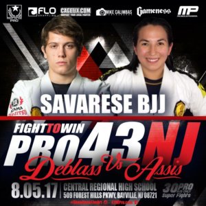 Fight To Win 43 card features Lyndhurst BJJ students