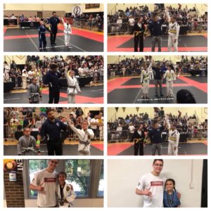 Savarese BJJ kids competition team rolls