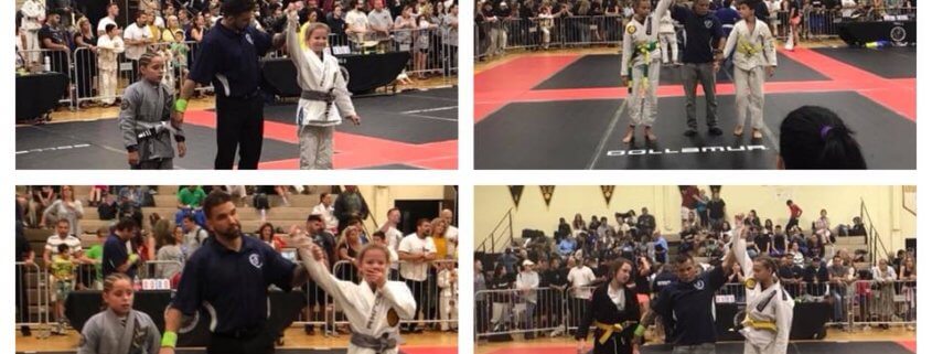 Savarese BJJ kids competition team rolls