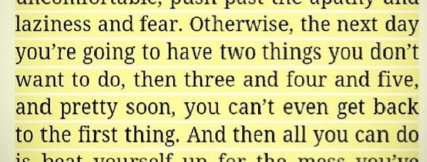 Great message from Tim Grover