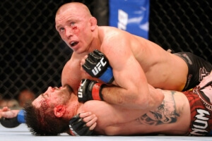 Half guard passing in MMA/fighting
