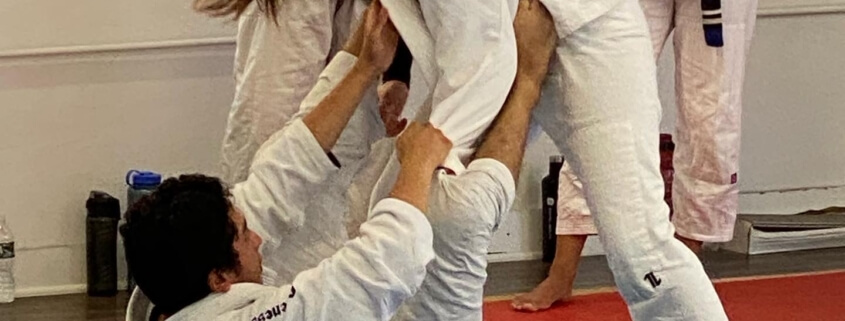 Connections in open guard in BJJ