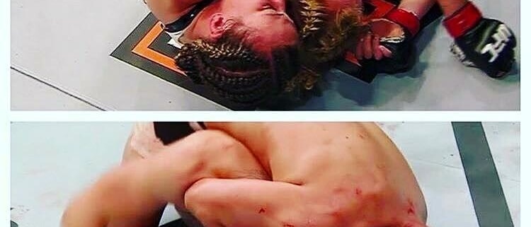 Setting up the choke in BJJ