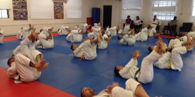 Students and teachers in BJJ